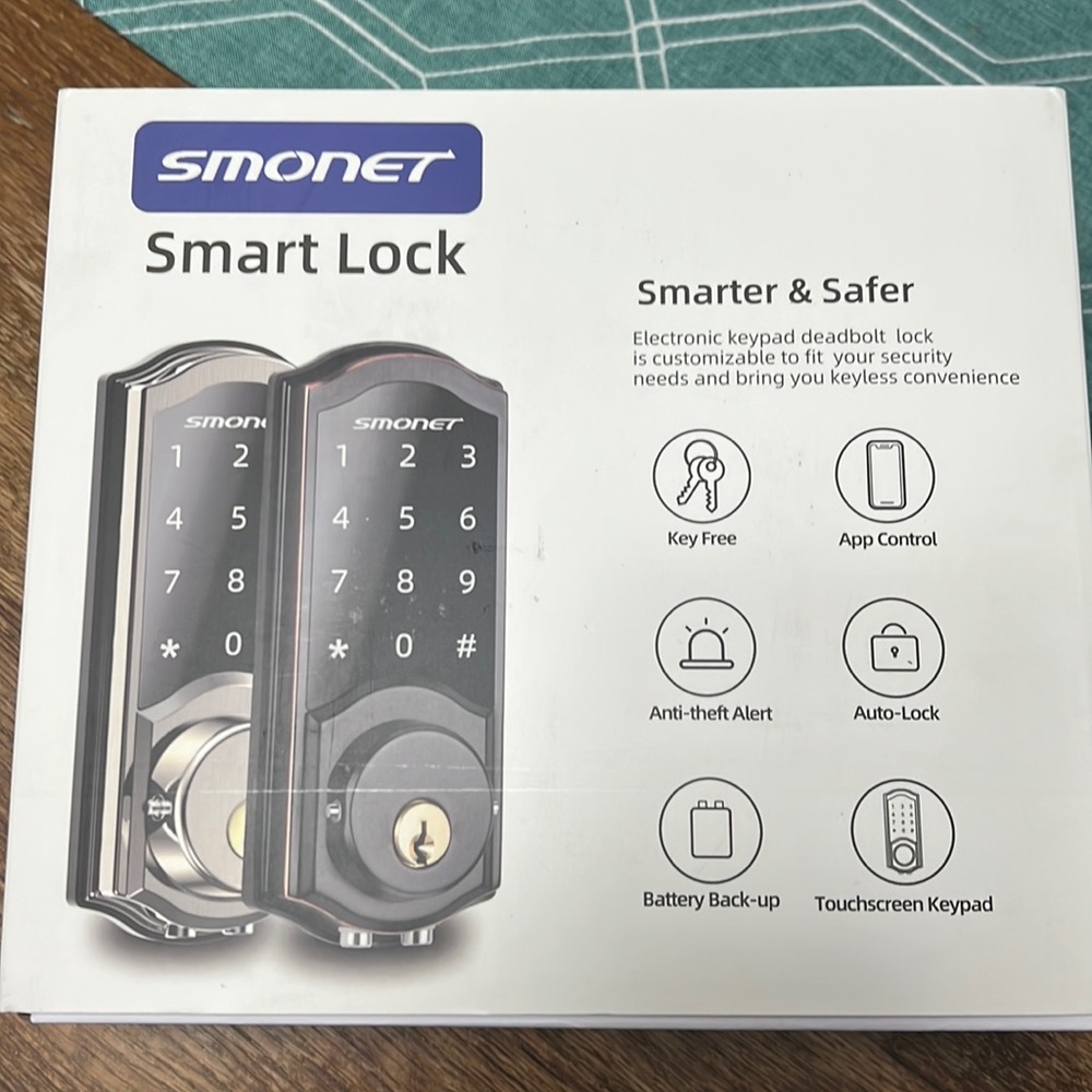 Smonet smart lock deadbolt